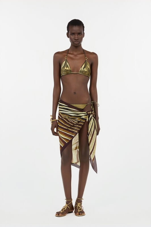 RC Silk Pareo with Ray Of Gold print RC Silk Pareo with Ray Of Gold print SAHARA WWI005-SQS34