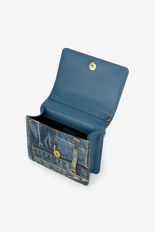 RC Serpentine Bag con Stampa Denim Patchwork JEANS VWB001-DLL01