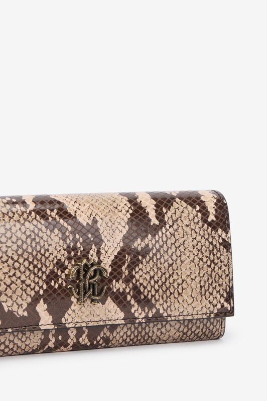 RC Snake Print Wallet On Chain with Mirror Snake Monogram RC Snake Print Wallet On Chain with Mirror Snake Monogram ROCK BEIGE QOA00D-PZO36