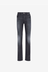 ${brand} Mirror Snake-Embroidered Slim-Fit Jeans ${colorDescription} ${masterID}