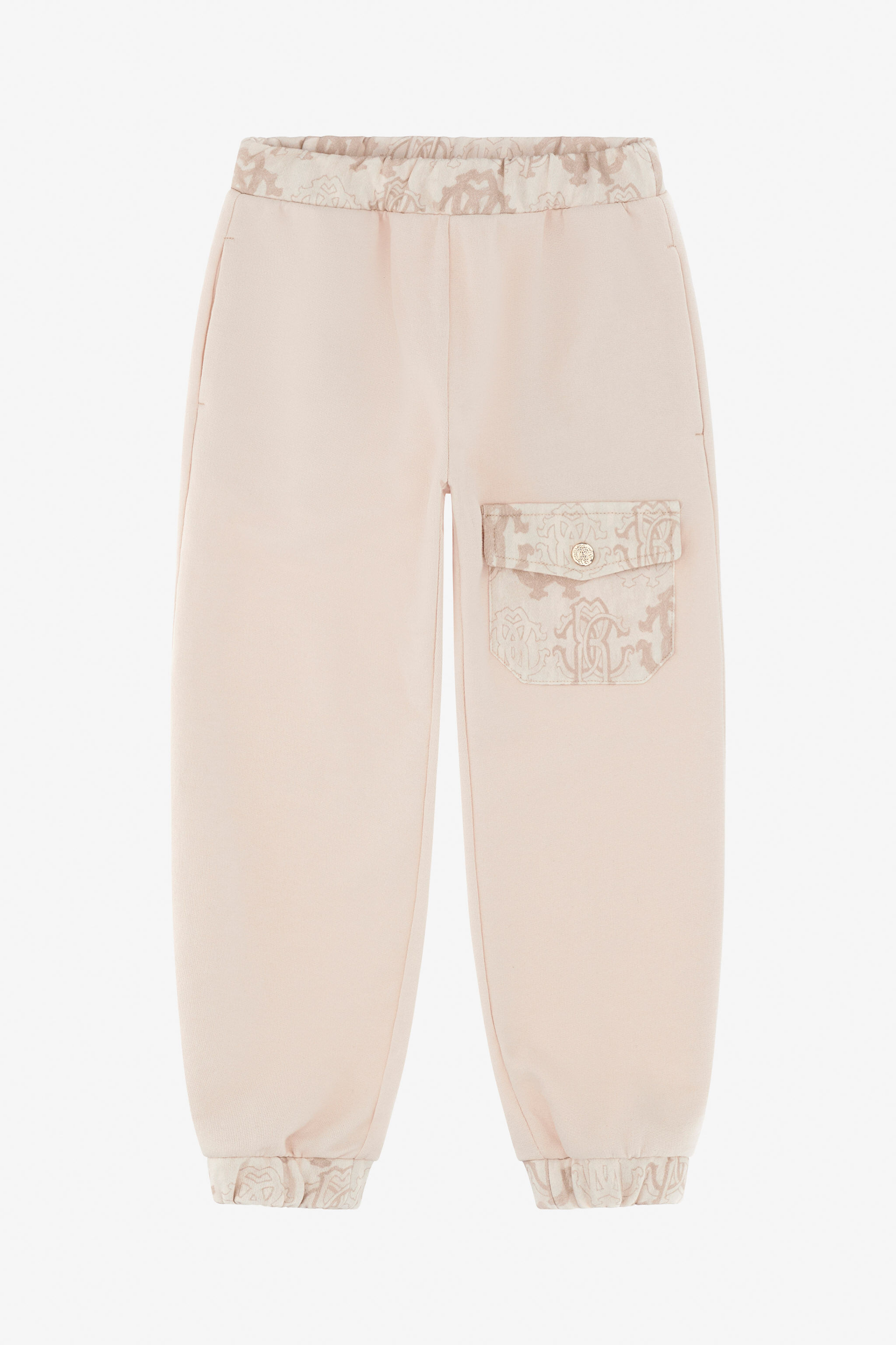 JU Jogger Con Tasca E Monogram RC BEIGE TJT22N-CF050