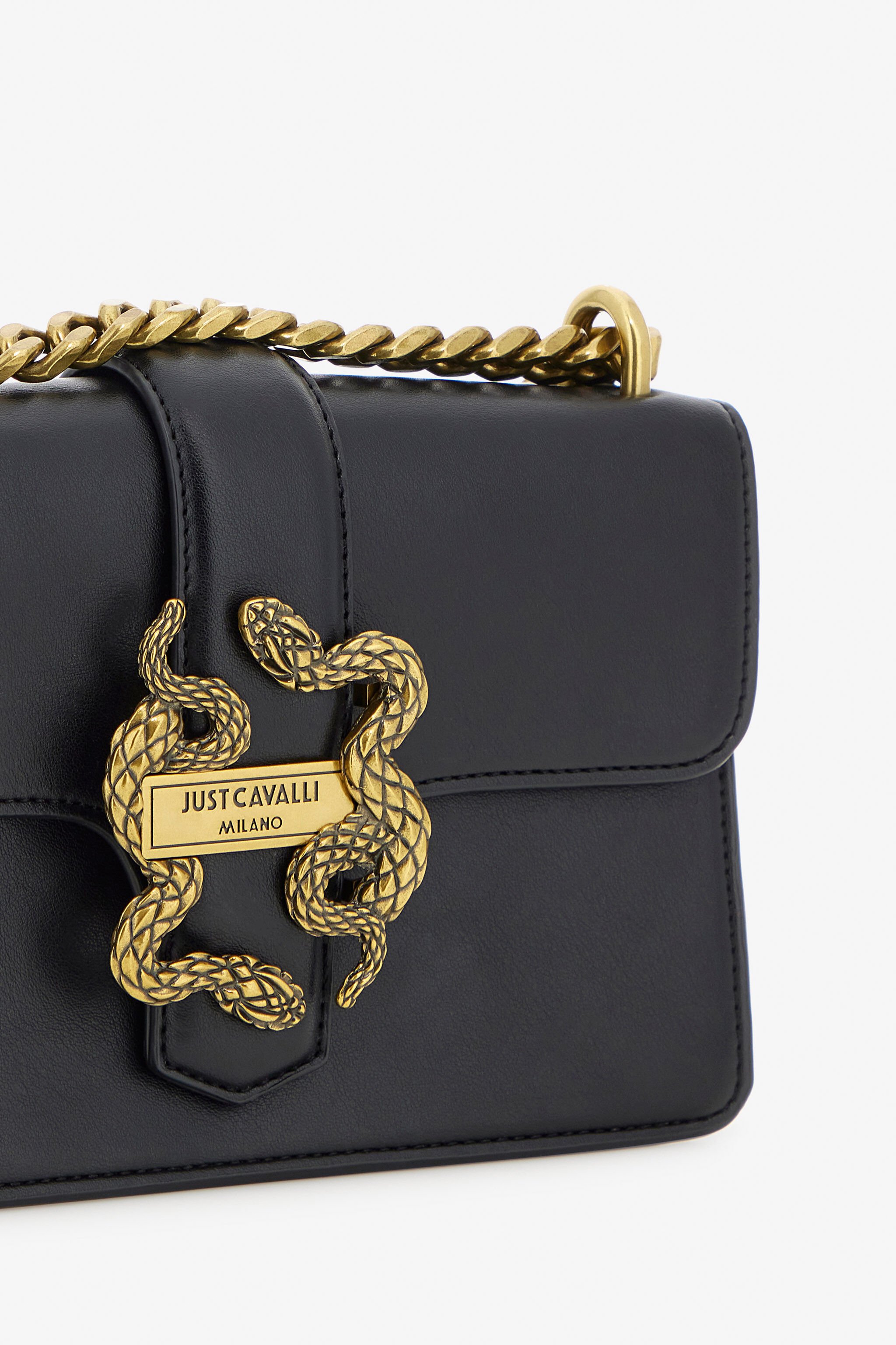 JC Just Cavalli Shoulder Bag Negro TFB029-TF394