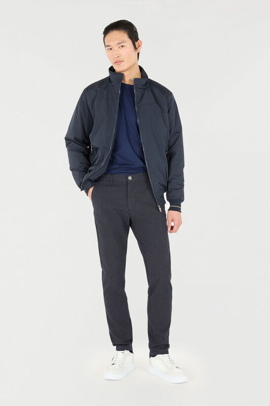 RC Bomber Imbottito Con Zip Blu scuro OOT40A-SBO02