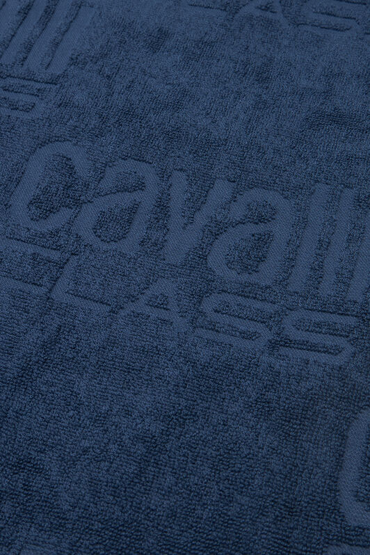 CL Beach towel with all-over Cavalli Class logo  QXH01I-RXL03