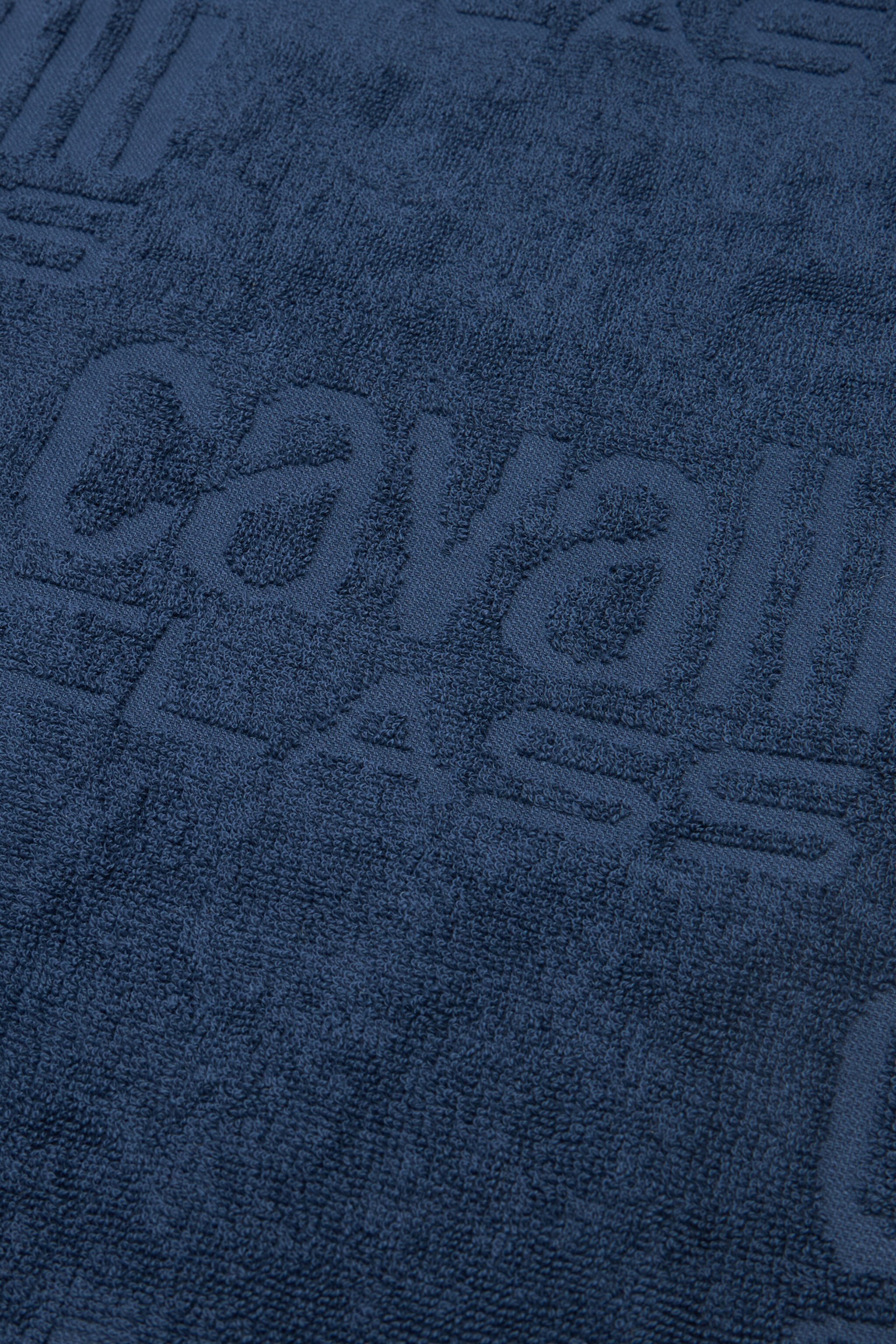 CL Beach towel with all-over Cavalli Class logo  QXH01I-RXL03