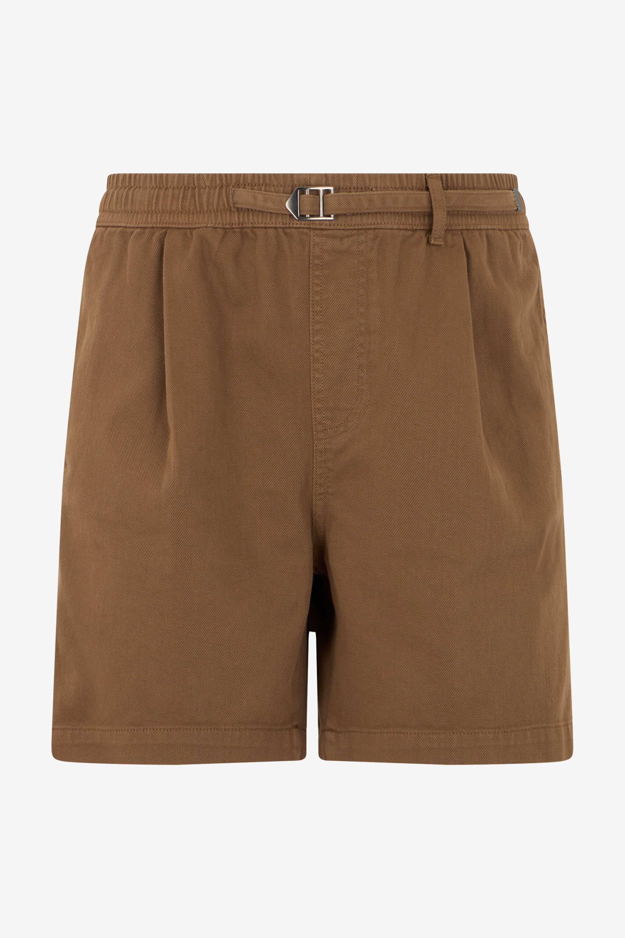 RC Brown Belted Cotton Shorts MILITARY GREEN SOT20C-FA017