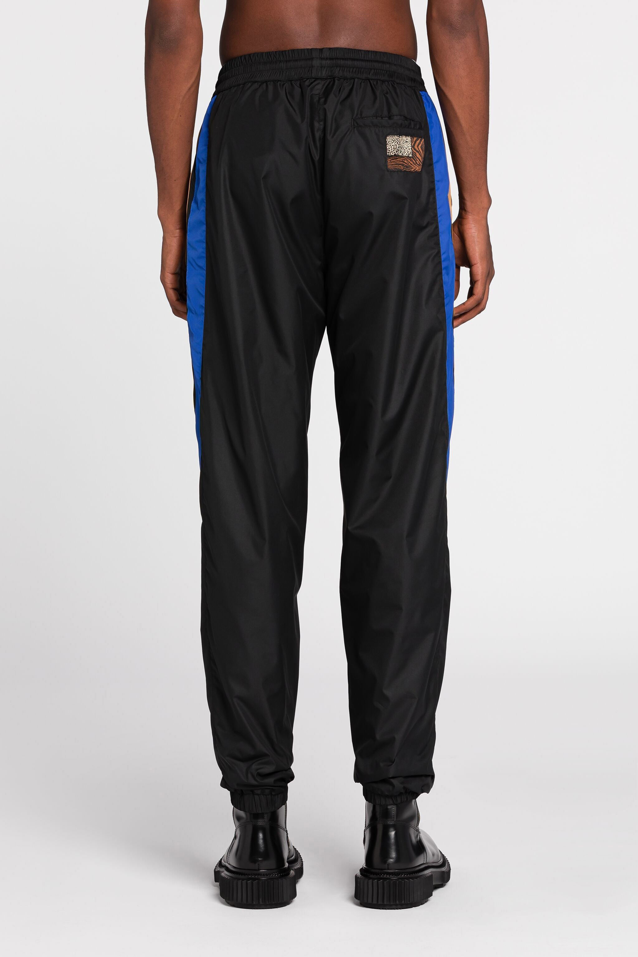 RC Stripe-detail track pants Black QRT25D-SB001