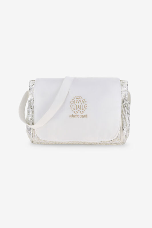 JU Changing Bag With Shimmering RC Monogram Platinum Gold SJT835-5RI70