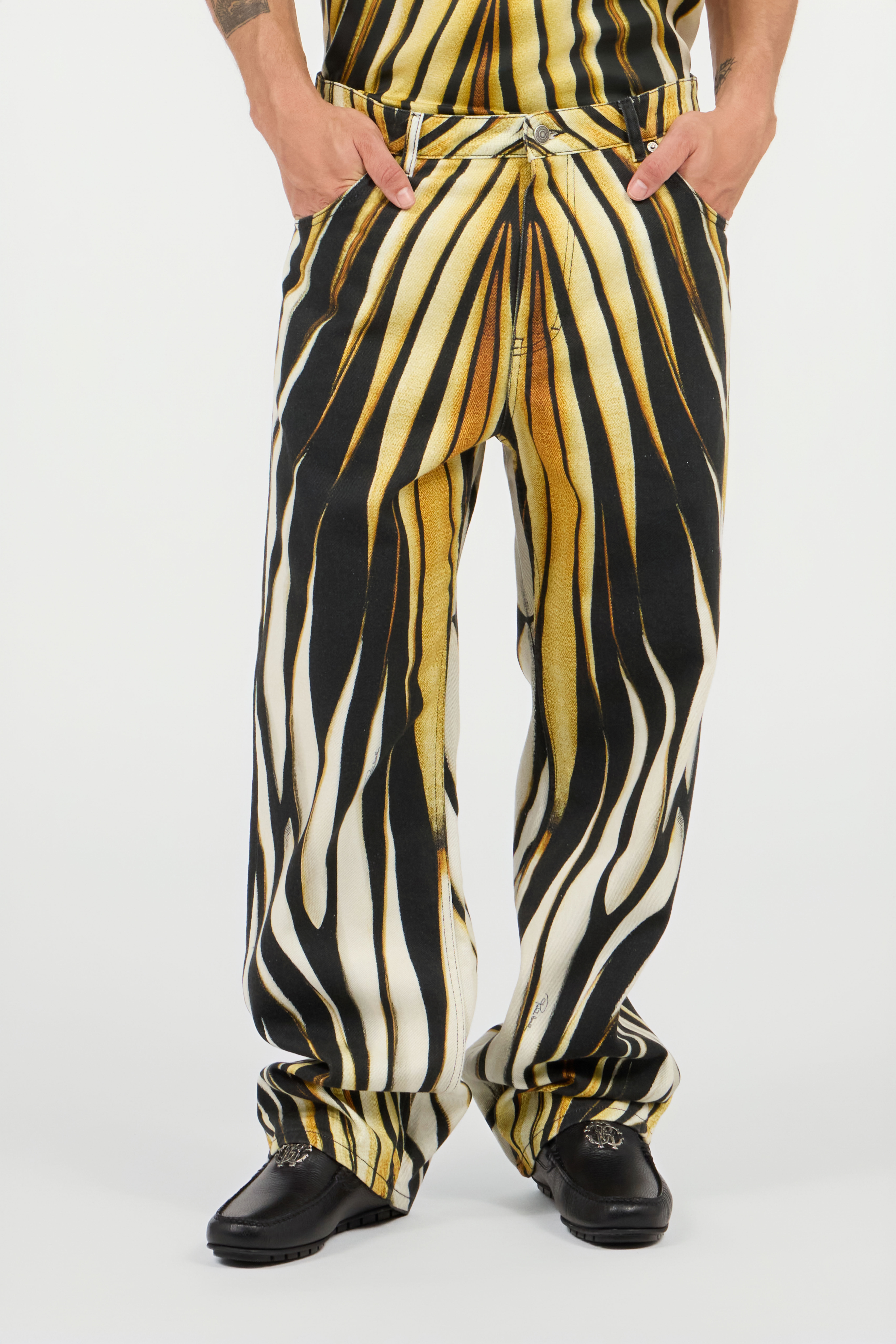 RC Ray of Gold Print Jeans GIALLO SEN.C.150850 VRJ210-4NP79