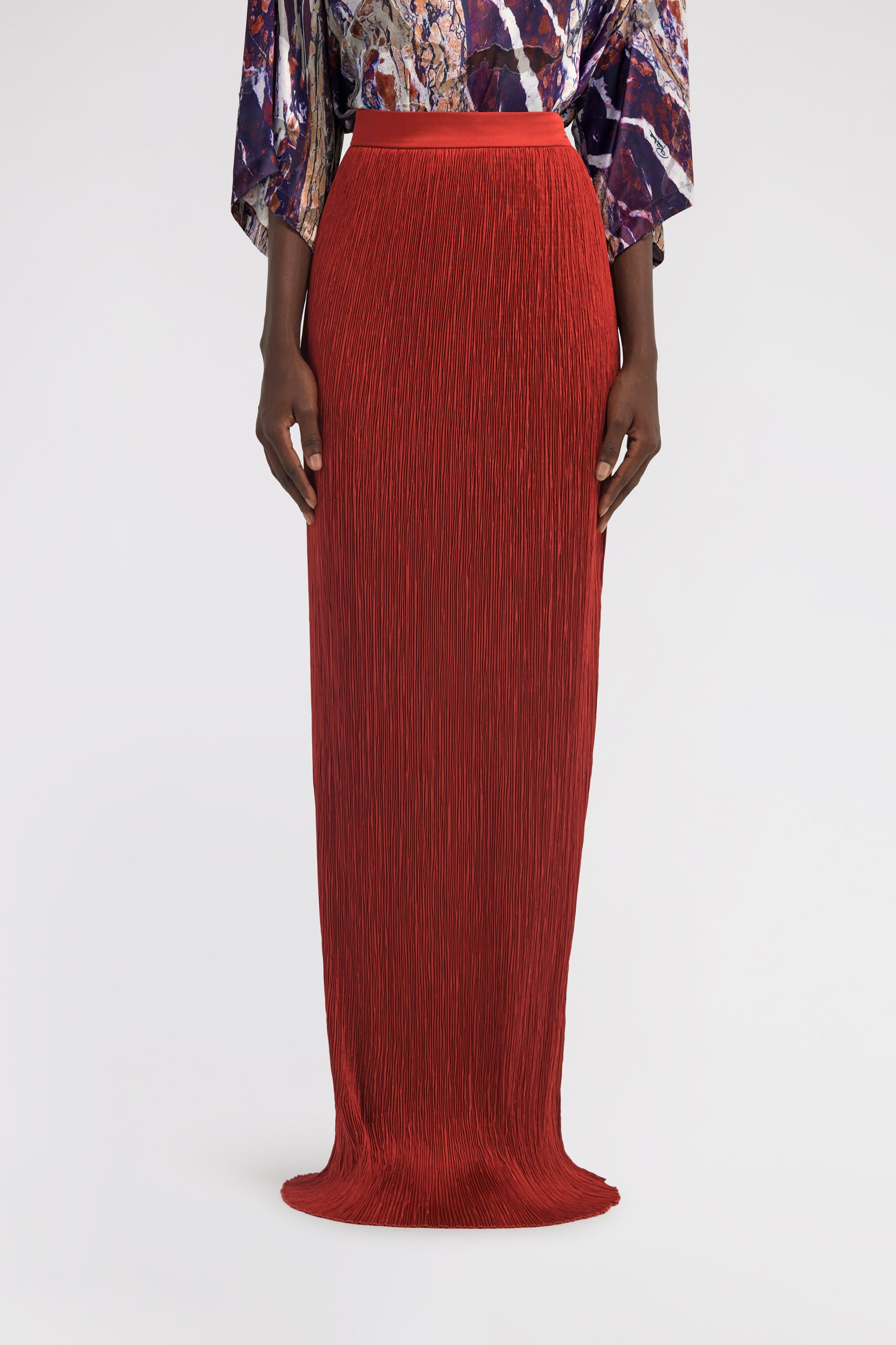 RC Gonna lunga aderente Rosso TWT310-RD034