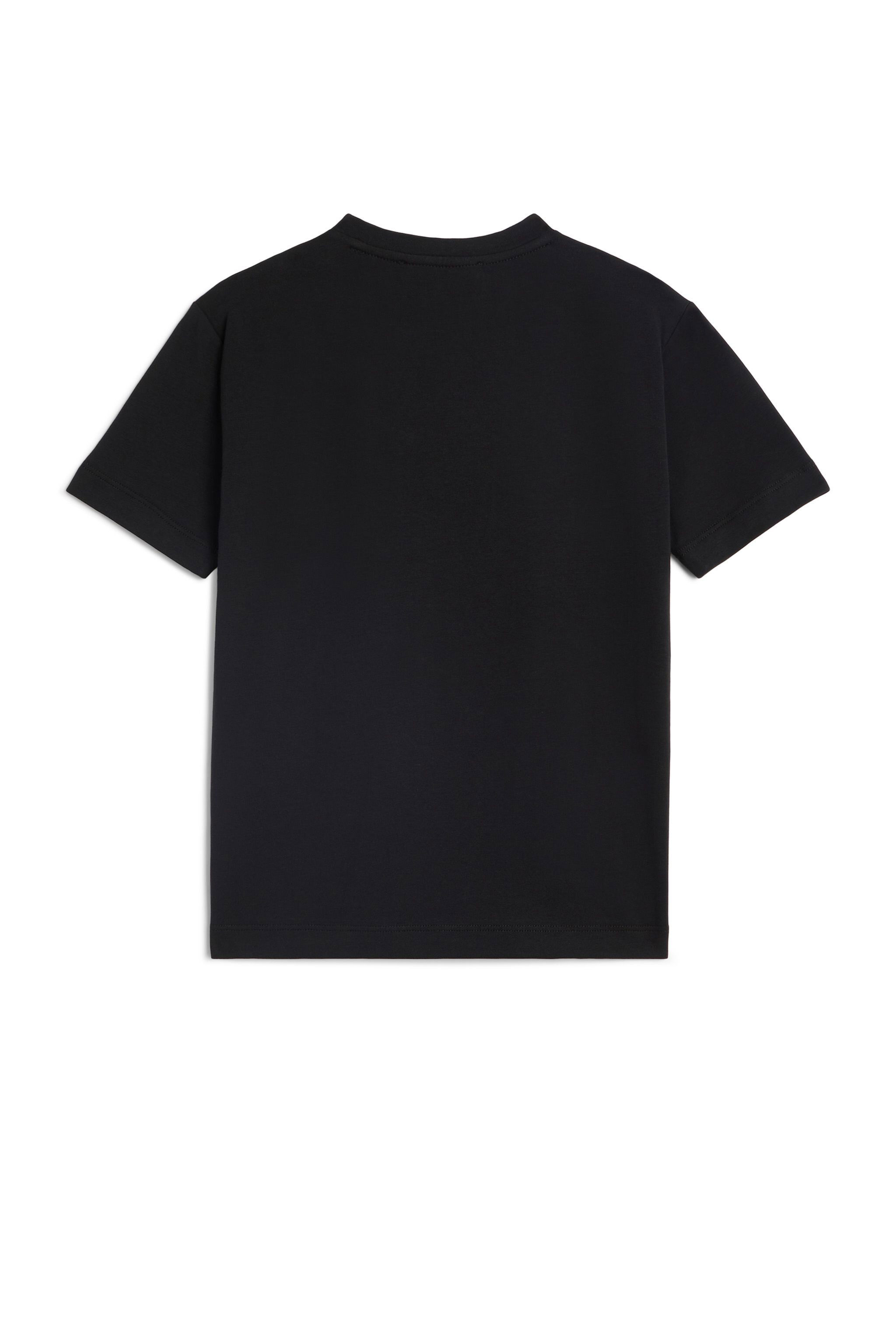 JU Lion head print T-shirt BLACK JJT695-JV025