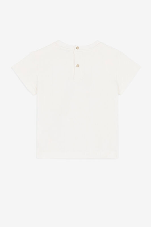 JU T-shirt con logo Bianco QJT616-JV025