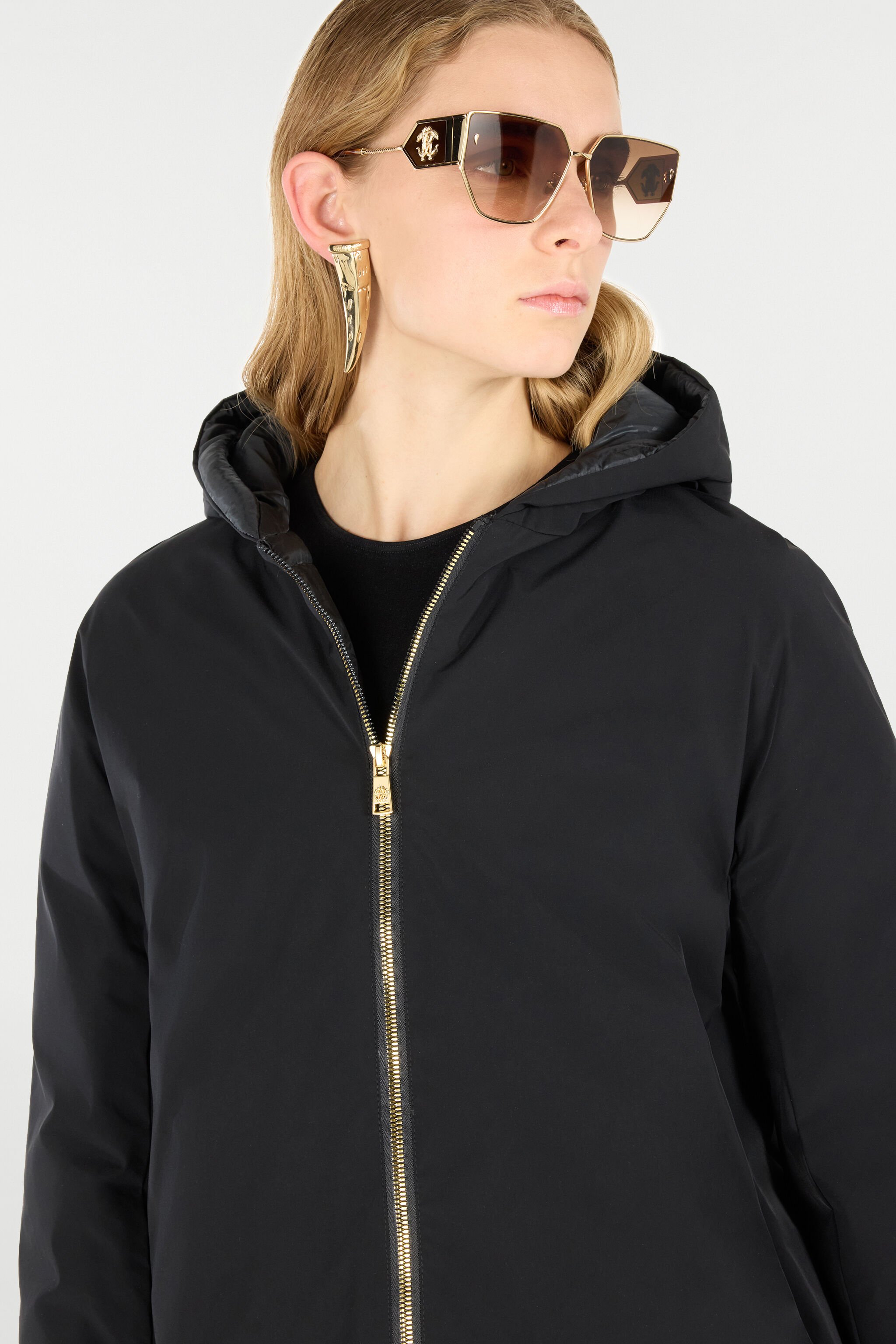 RC Long Padded Jacket Black OOT40K-SBO04