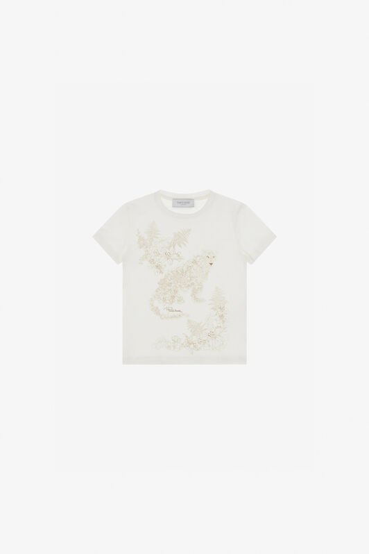JU T-shirt con stampa Bianco TJT64E-JD001