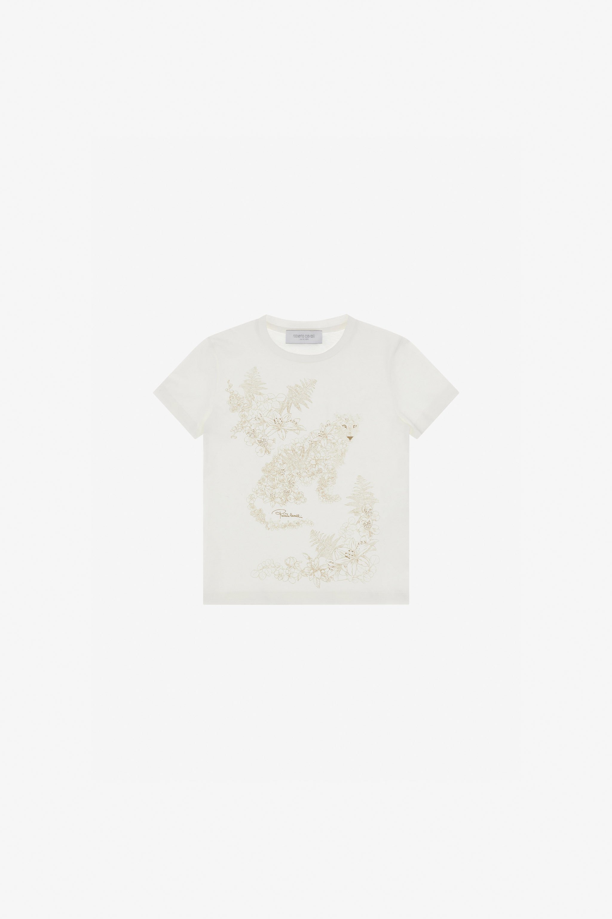 JU T-shirt con stampa Bianco TJT64E-JD001