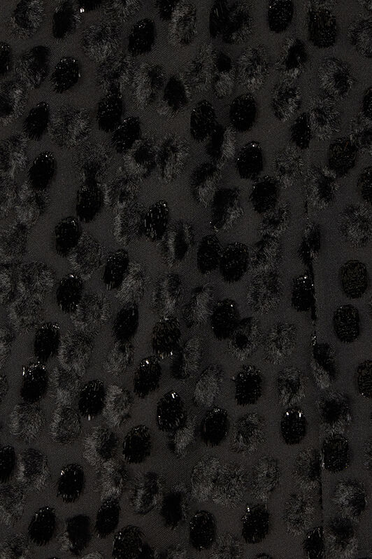 RC Polka-Dot Caftan Black UKT126-FC004