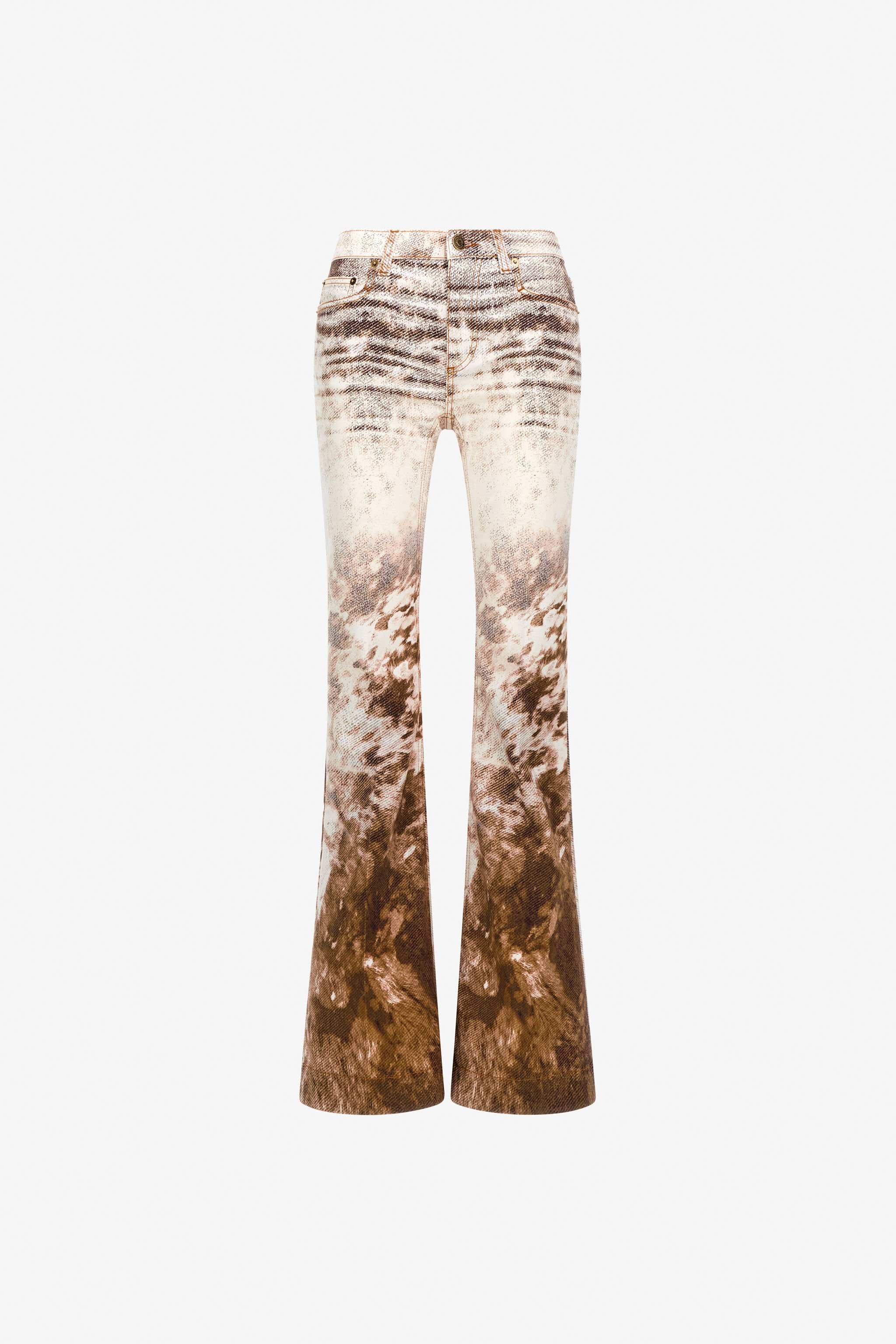 RC Appaloosa Print Jeans Marrón TKJ205-DAN09