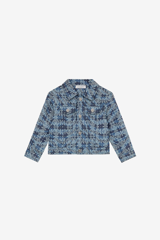 JU Giubbino Monogram RC E Lettering Blu UJJ408-DYO44