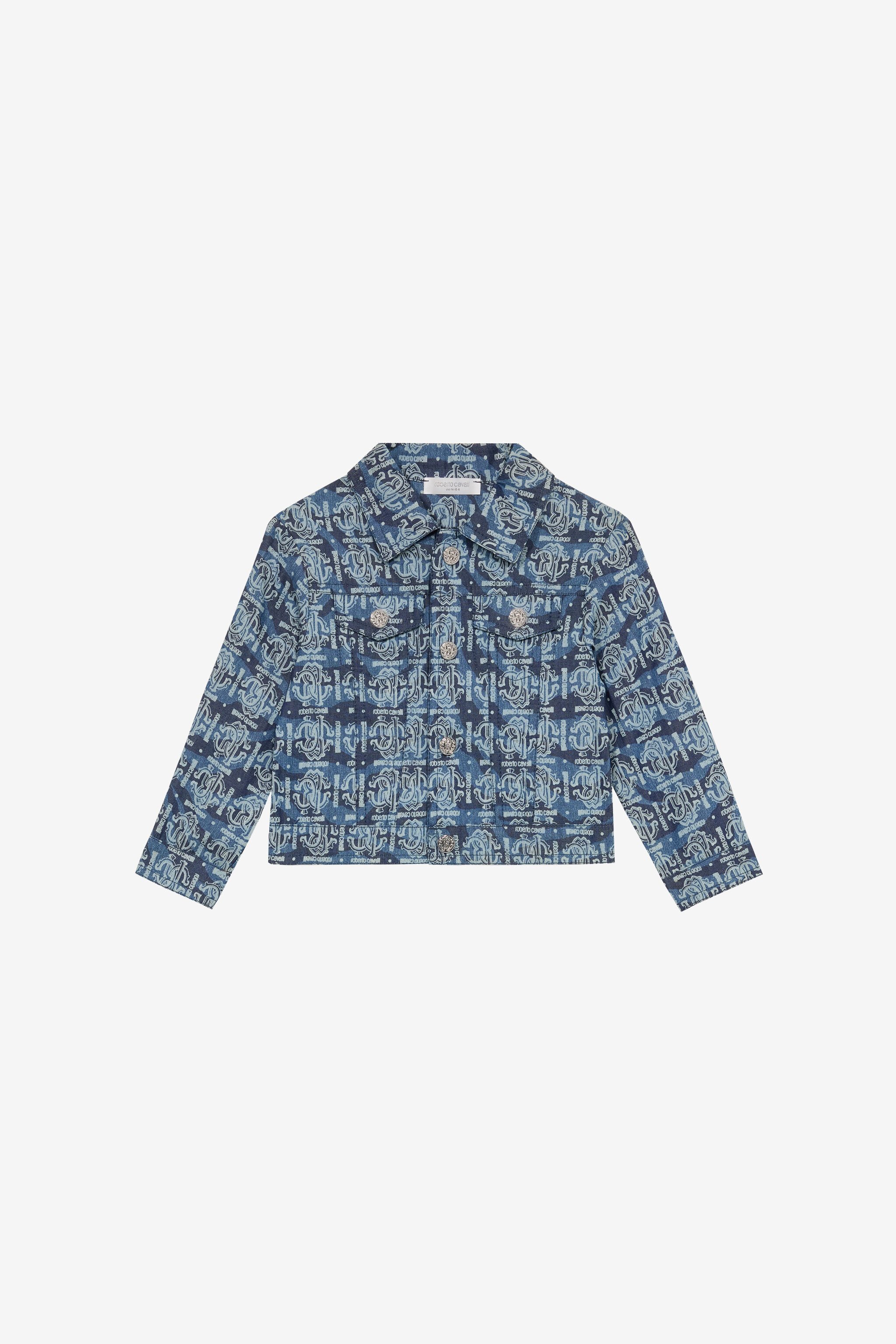 JU Giubbino Monogram RC E Lettering Blu UJJ408-DYO44