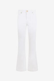 JC Denim Trousers in Cotton WHITE WFJ034-WF518
