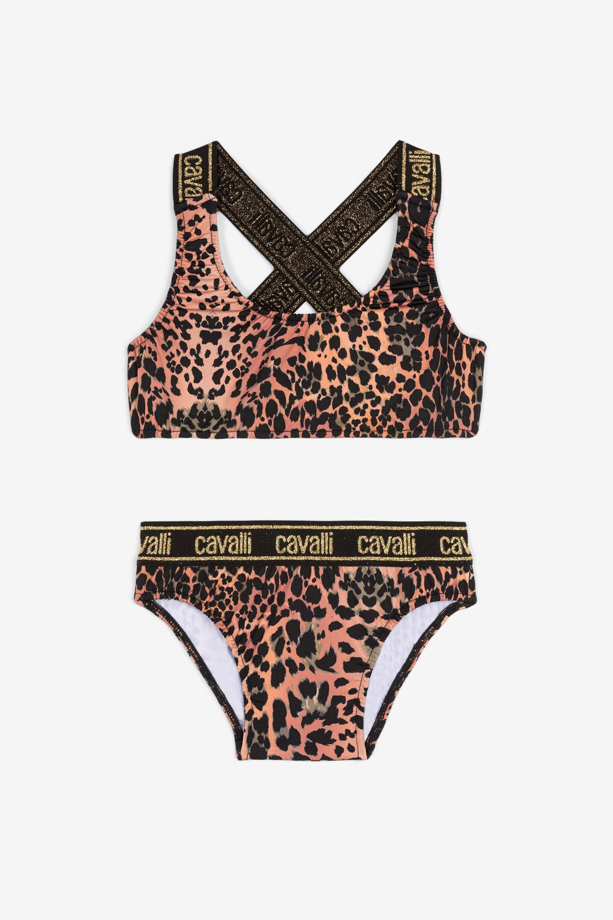 JU Leopard-Print Bikini Pink OJW002-LL011