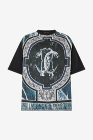 ${brand} T-Shirt Con Stampa Marble E Decorazioni ${colorDescription} ${masterID}