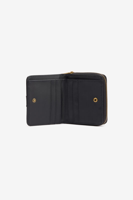 JC Wallet With Snakes And Logo JC Wallet With Snakes And Logo Black TFP038-TF497