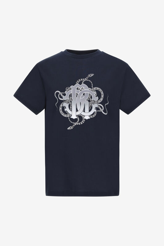 RC T-shirt with Snake print Dark blue NOT60N-JD060