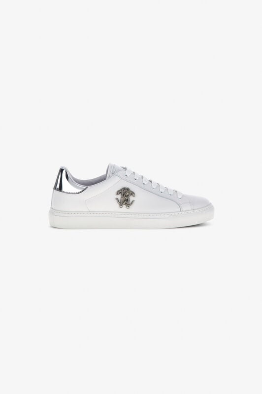 RC Sneakers with Monogram Mirror Snake White/Silver RRS009-PZB23