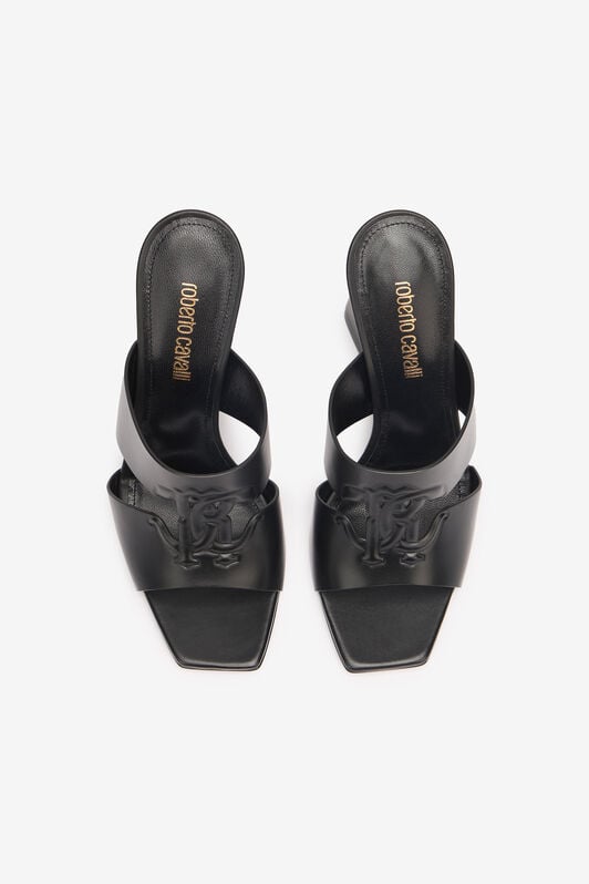 RC Mules With Maxi Heels Black TKS004-PZ172