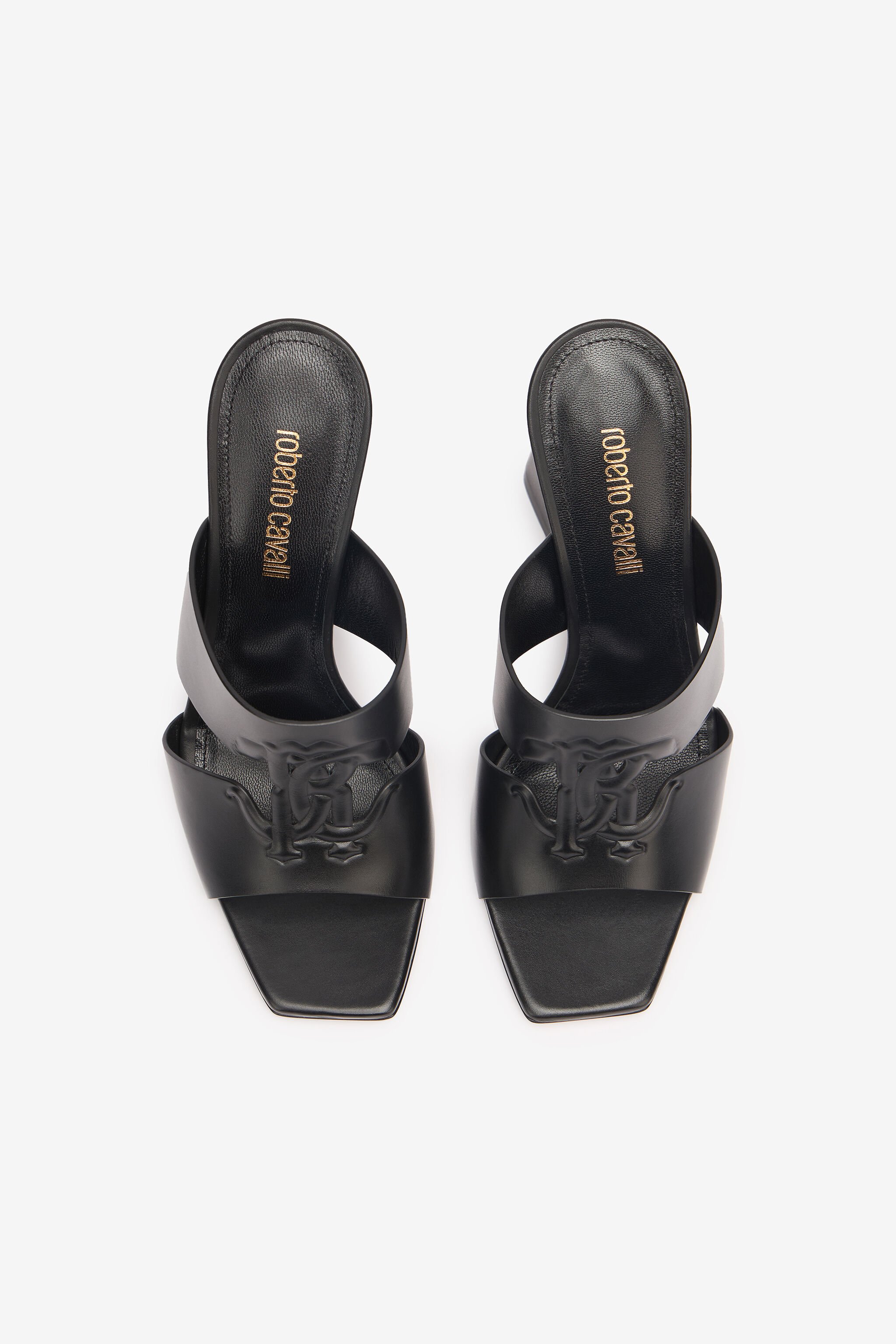 RC Mules With Maxi Heels Black TKS004-PZ172