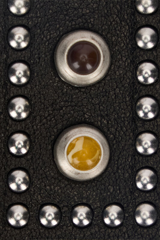 RC Cintura Con Pietre E Borchie Nero VRC001-AM192