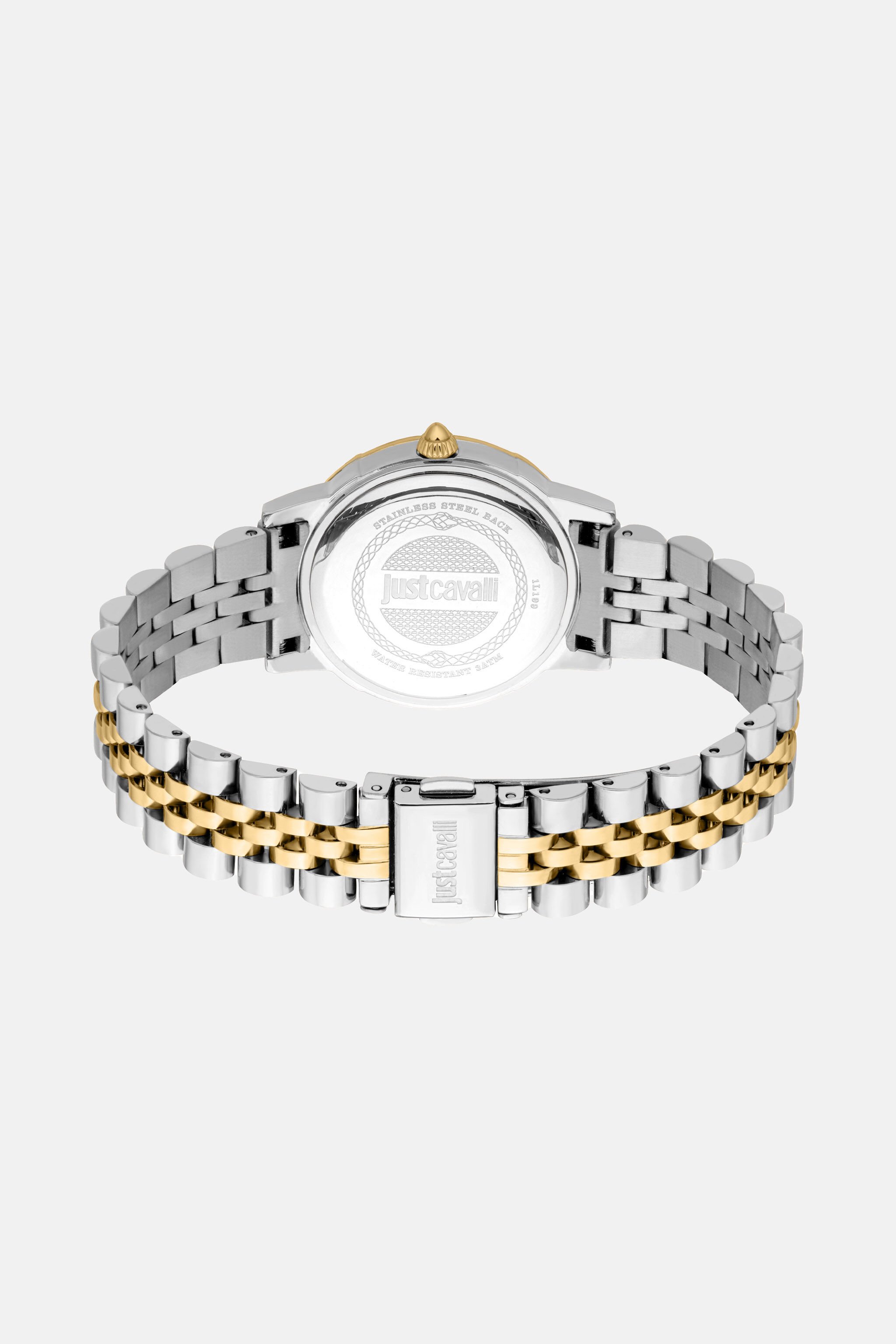 JC Just Cavalli Glam watch Silver/Gold SALT9F-IT309