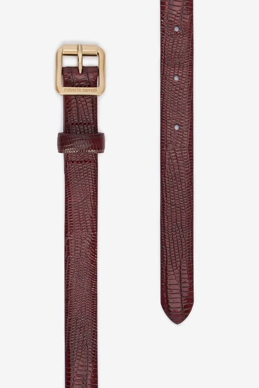 RC Burgundy Belt With Cobra Print RC Burgundy Belt With Cobra Print Red VWC002-PZ119
