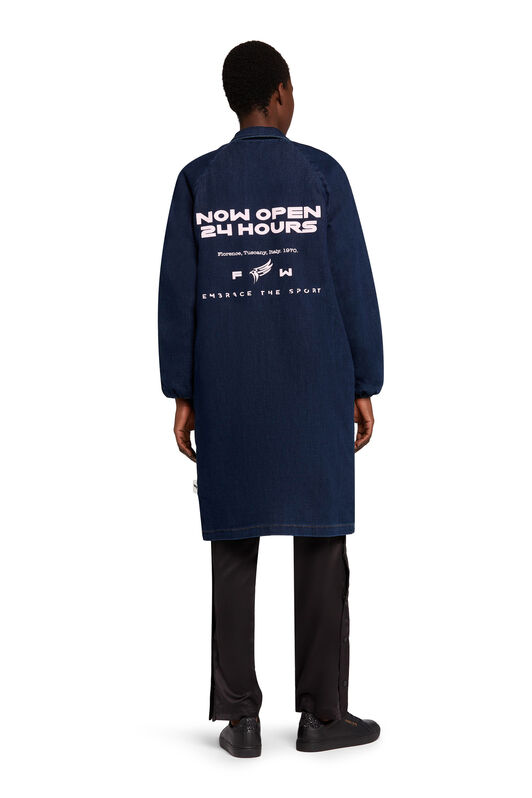 UG Logo-Stripe Denim Coat MARINE 194038 JYY03M-CF025