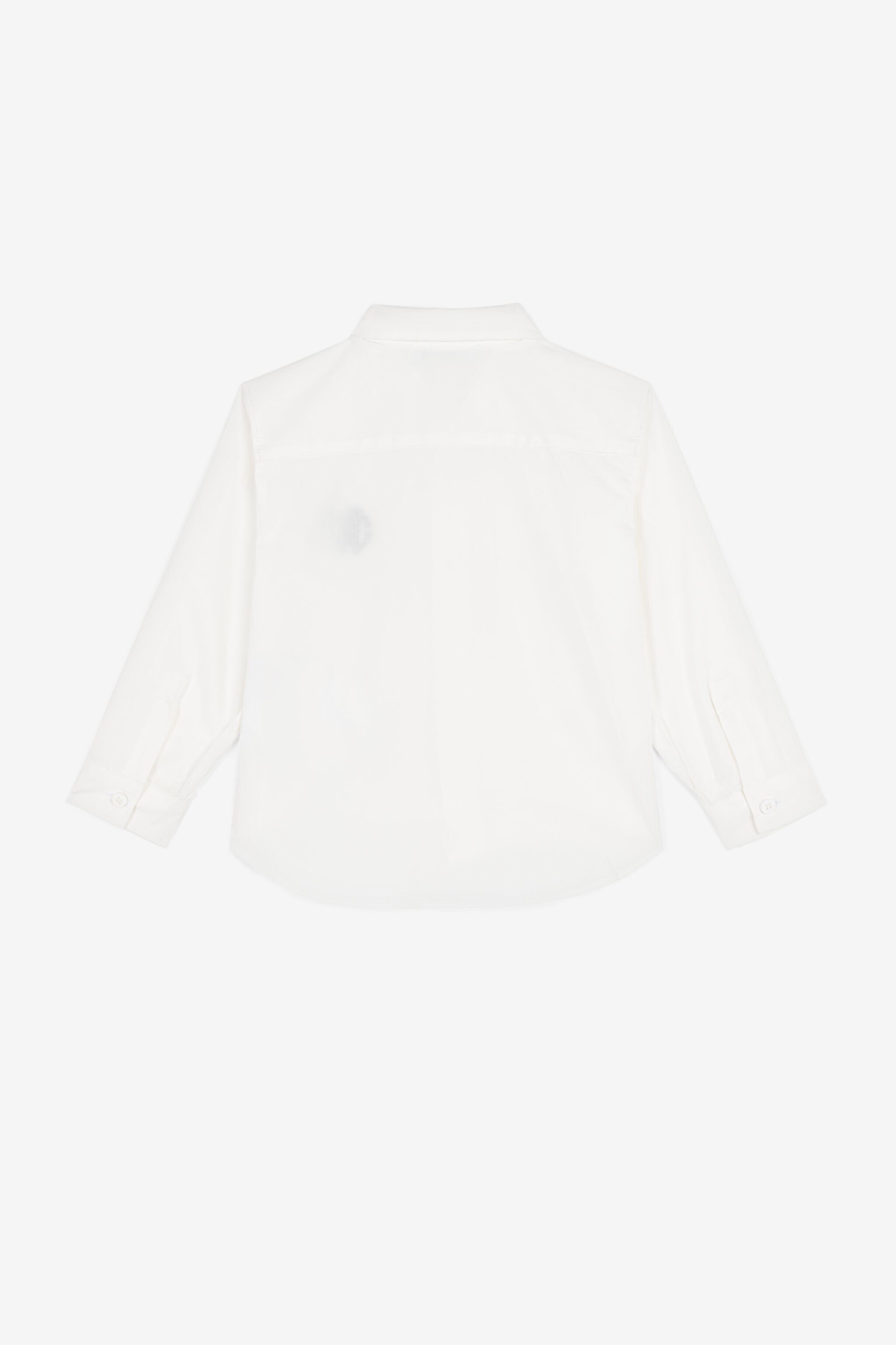 JU RC Monogram-Embroidered Shirt White PJT710-CH004