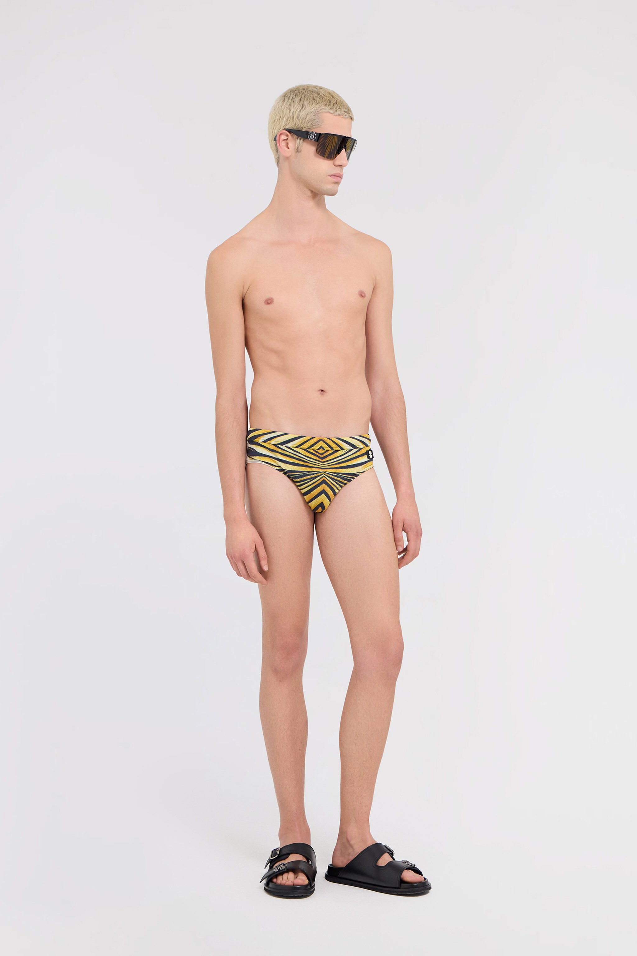 RC Ray Of Gold Print Sea Brief Oro TRT01A-LNM77