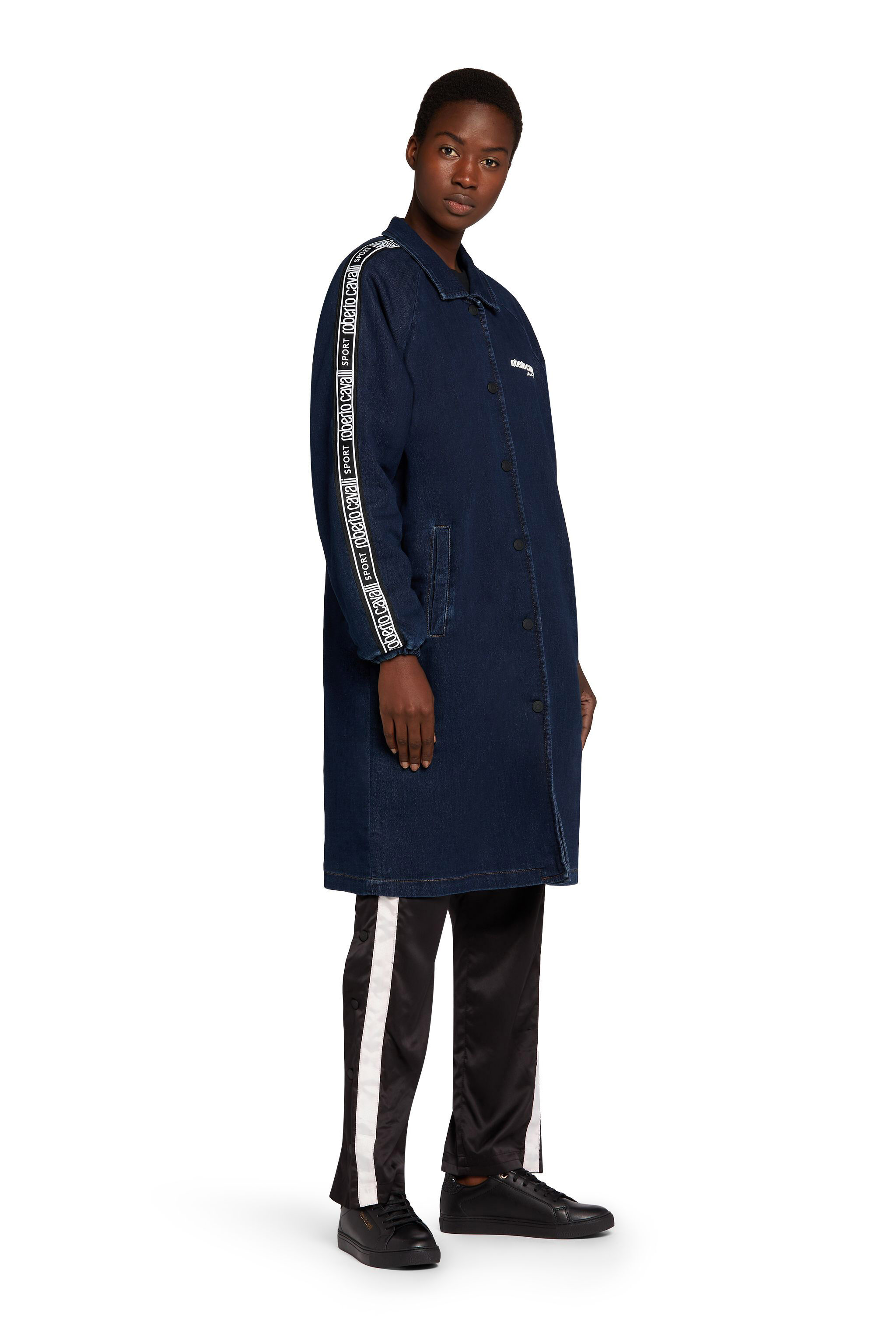 UG Logo-Stripe Denim Coat MARINE 194038 JYY03M-CF025
