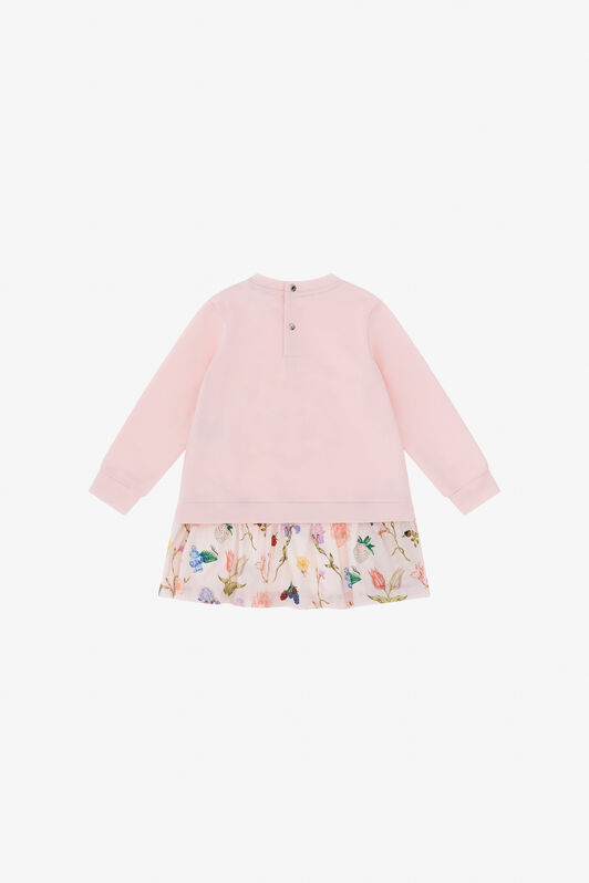 JU Abito stampa Leopardo e Fiori Rosa TJT101-CF050