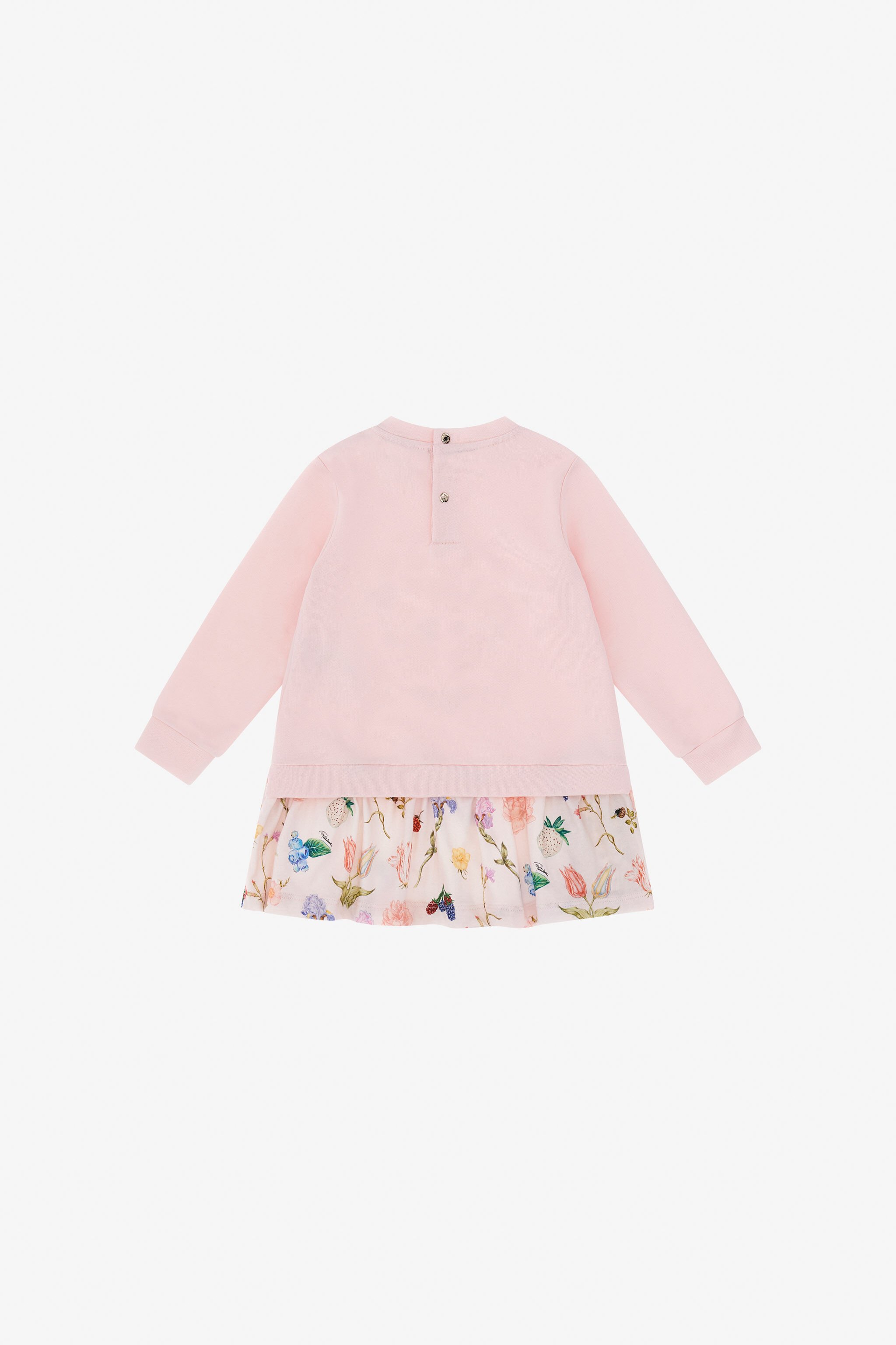 JU Abito stampa Leopardo e Fiori Rosa TJT101-CF050