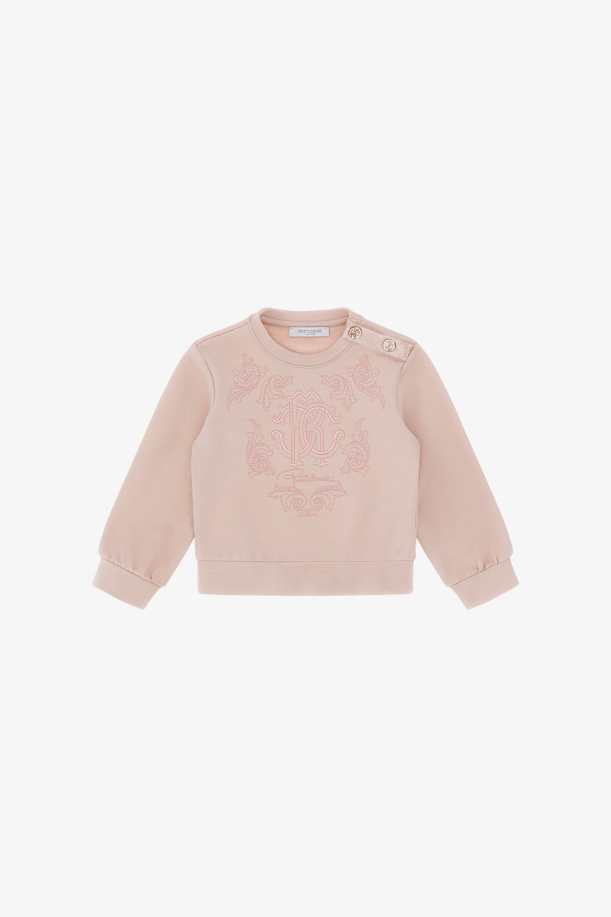 JU Sweatshirt Mit Dekostickerei ROSE TJT660-CF050