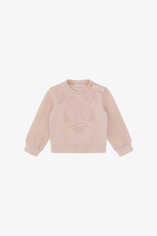 JU Sweatshirt Mit Dekostickerei JU Sweatshirt Mit Dekostickerei ROSE TJT660-CF050
