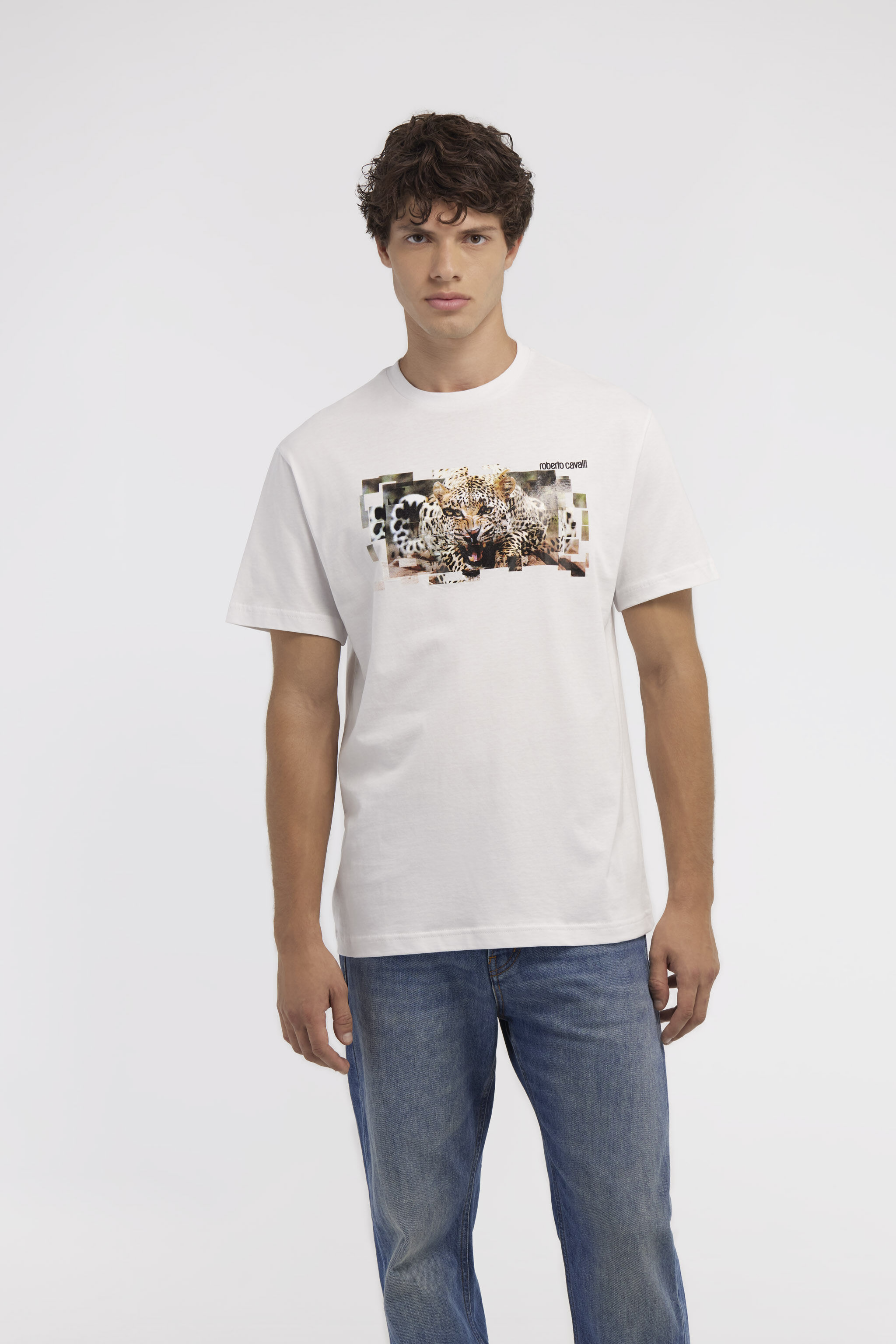 RC T-shirt with Jaguar logo and print White NOT60K-JD060