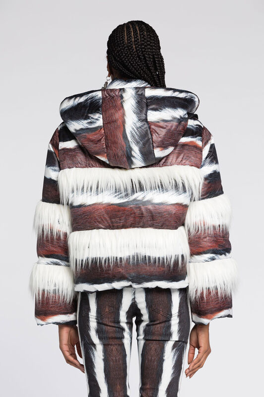 RC Animal-Print Padded Jacket MULTICOLOR RKT803-SRH33