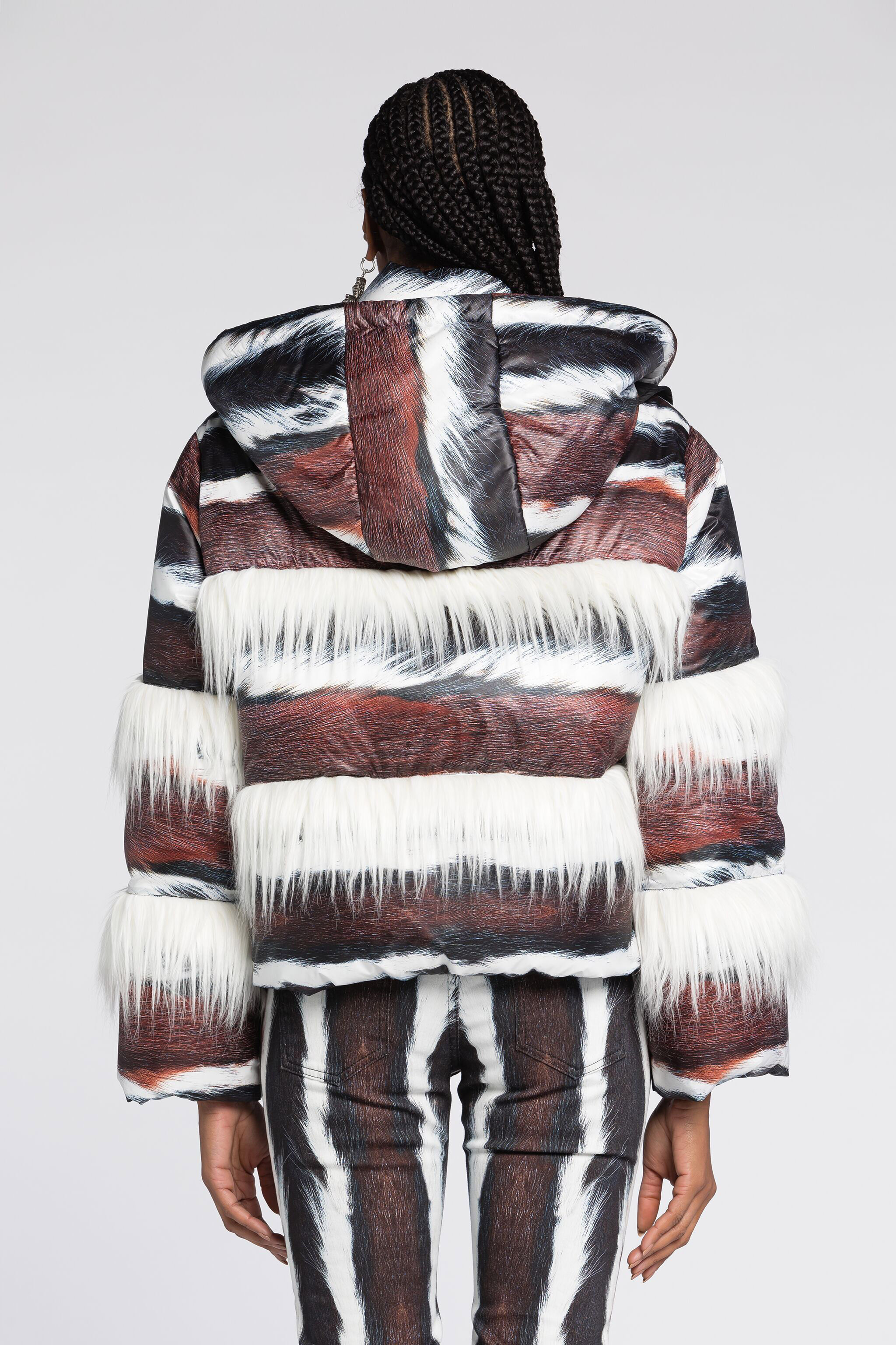 RC Animal-Print Padded Jacket MULTICOLOR RKT803-SRH33