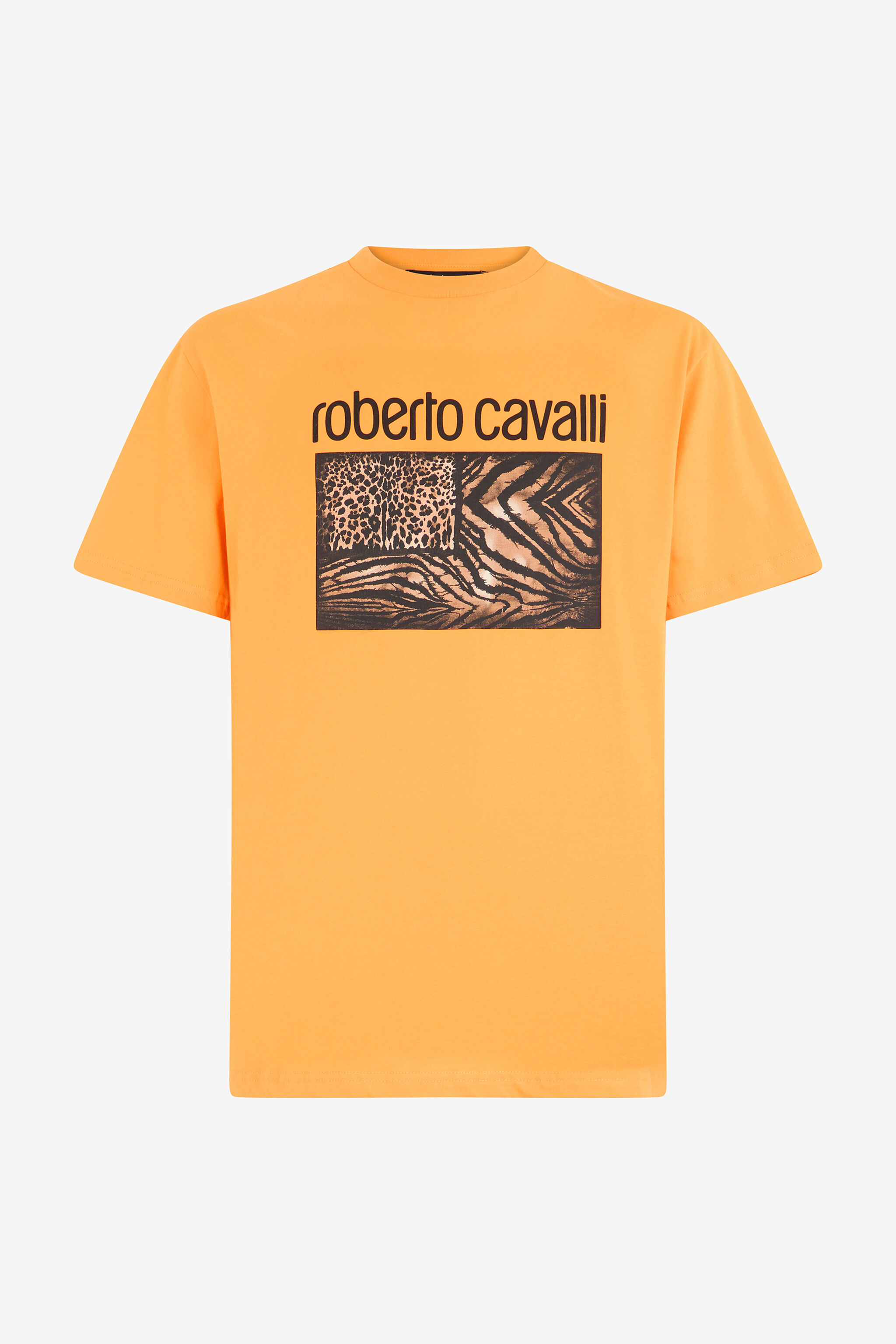 RC Camiseta Con Animal Print Y Logotipo ORANGE OOT60G-JD060
