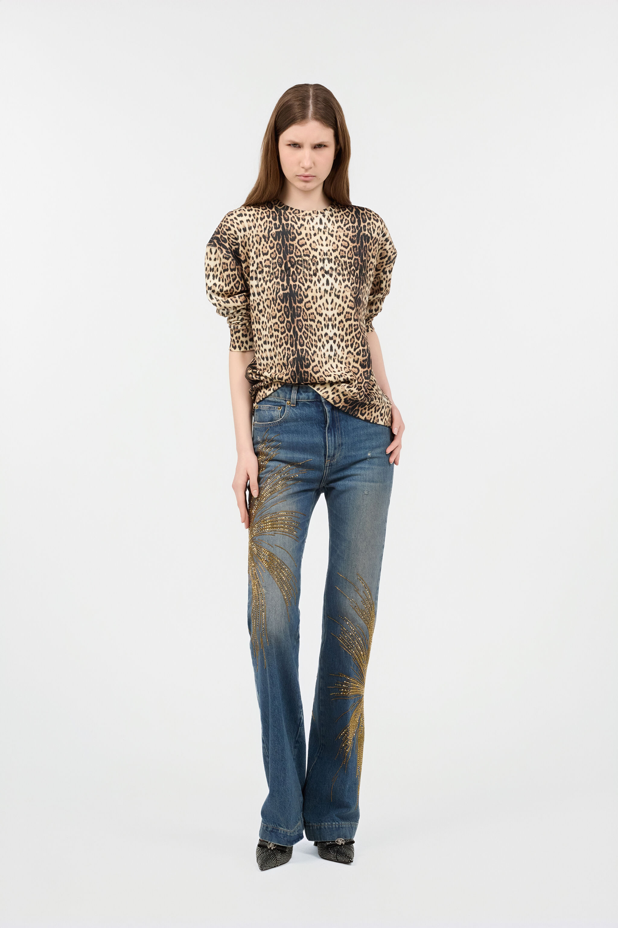 RC Jaguar Print Sweatshirt JAGUAR POT66B-2OG34