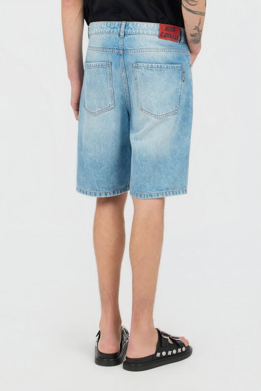 JC Blue Denim Bermuda Shorts INDIGO WFT025-WF052