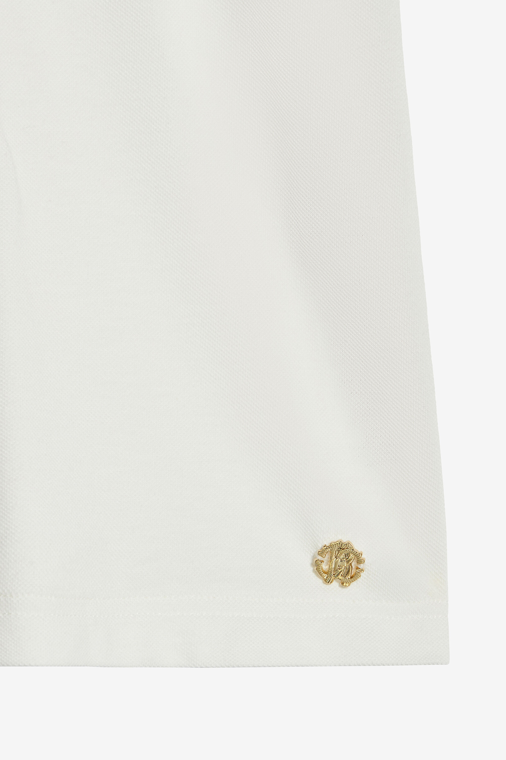 JU Abito In Cotone Con Fiori Ricamati MILKY WHITE UJT10R-KB001