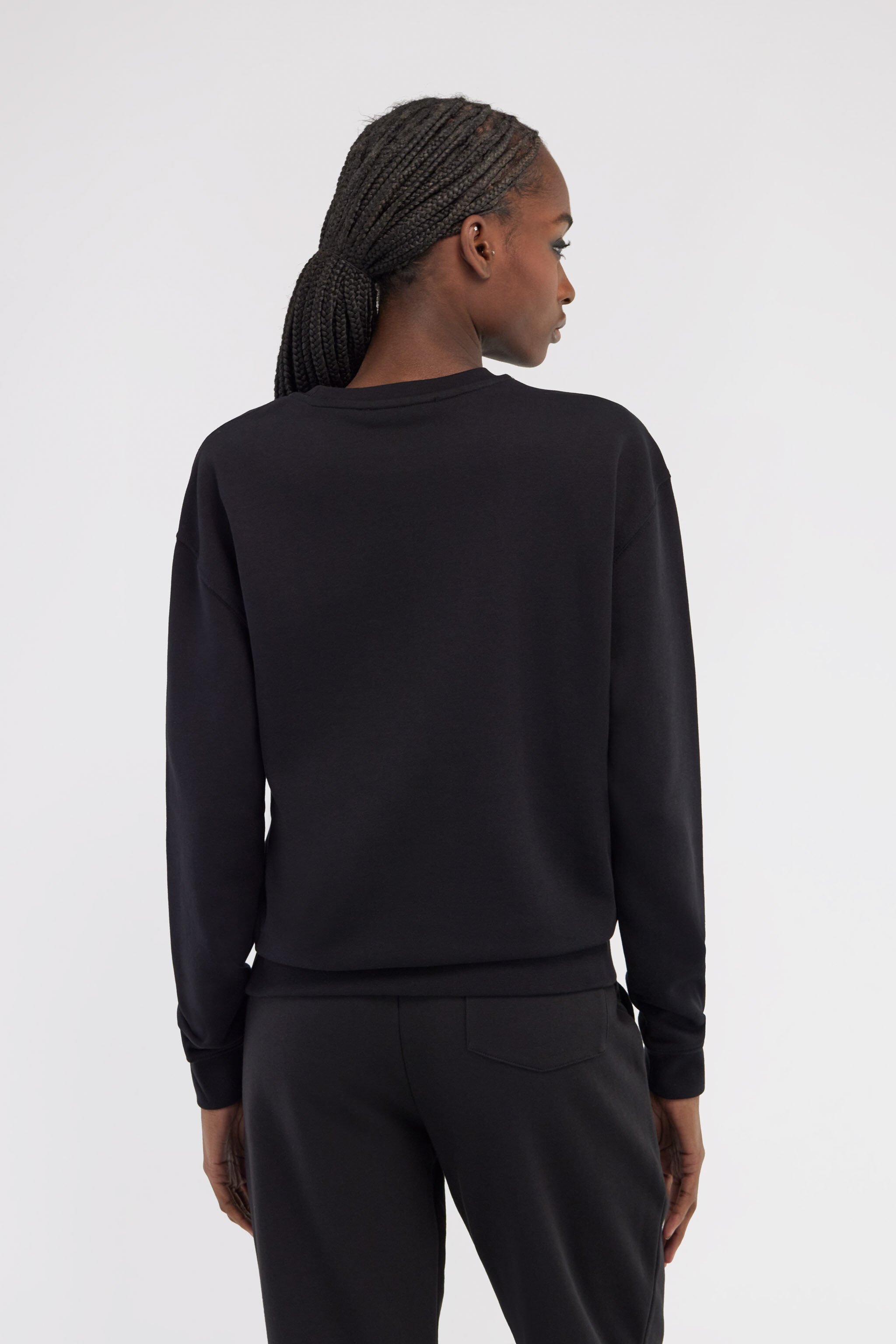 RC Sweatshirt with signature Black NOT67C-CF052
